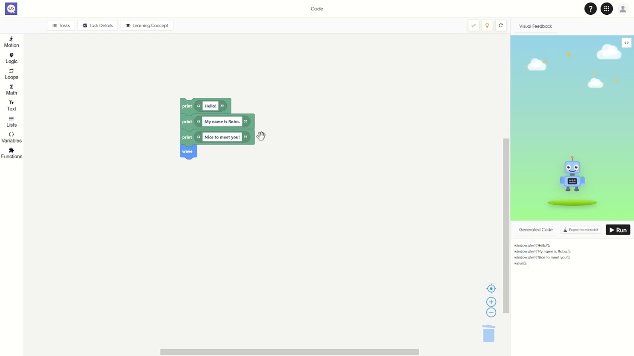 How to use Learnlab Code