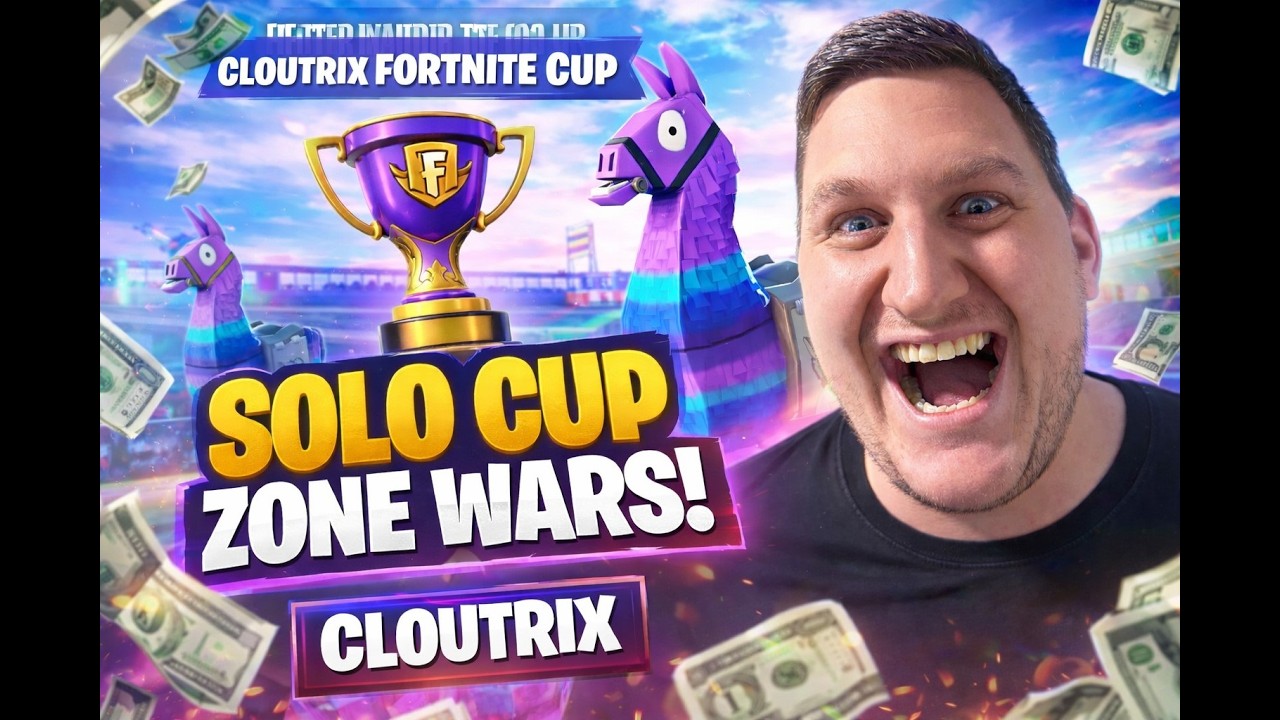 FORTNITE SOLO CUP mit ECHTGELD 💸 &ndash; Zone Wars eskaliert!