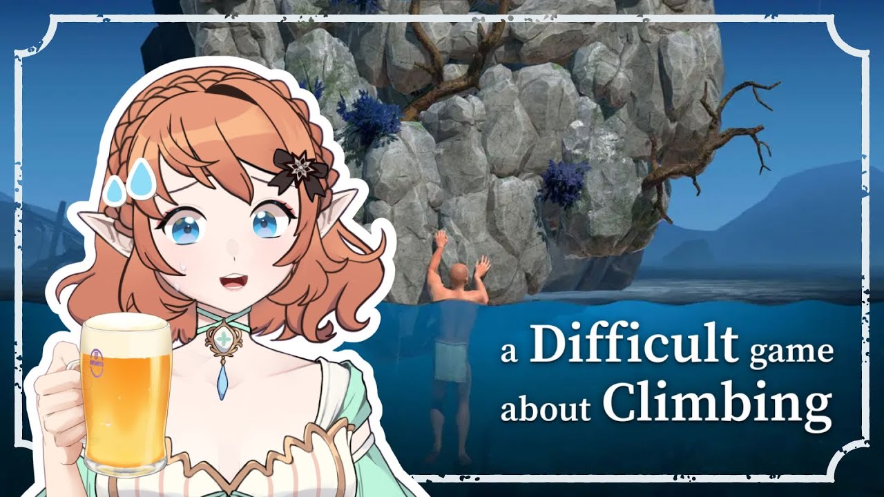 Best Moments: a Difficult Game About Climbing [VTuber Nane Niwa]