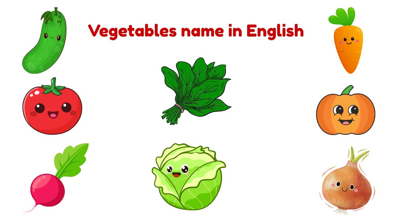 Vegetable Name for Kids | Vegetable Names | Learn the Names of Vegetables | Vegetables for Kids