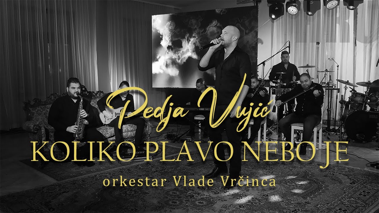 Pedja Vujic - Koliko plavo nebo je (orkestar Vlade Vrcinca)