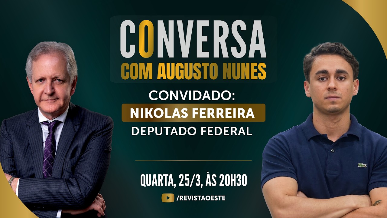 CONVERSA COM NIKOLAS FERREIRA, DEPUTADO FEDERAL