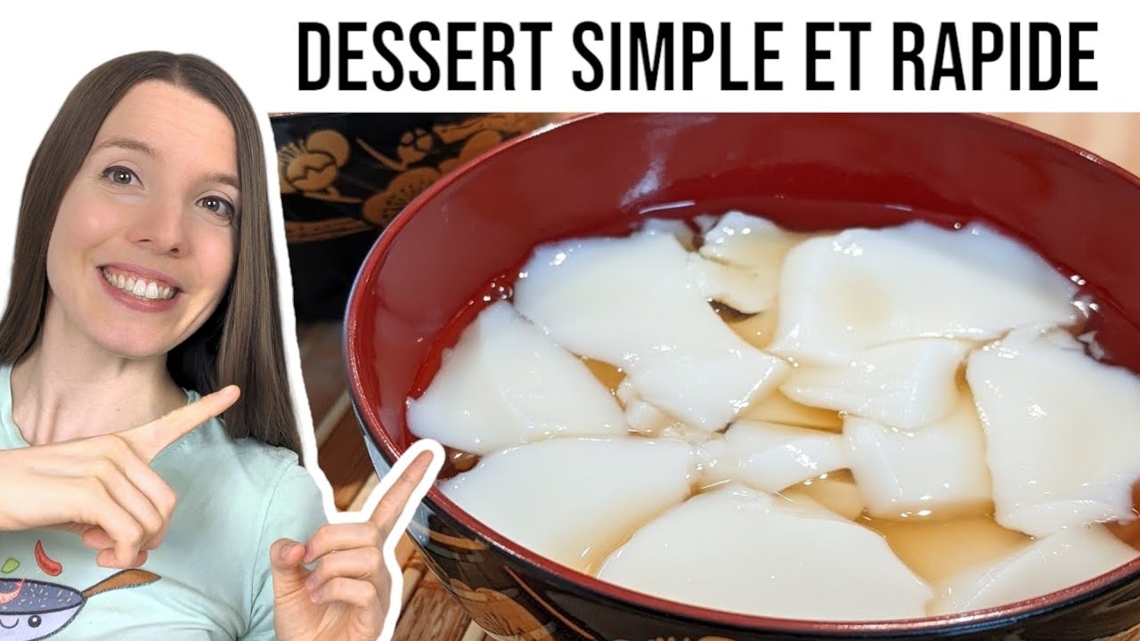 DESSERT TOFU AU SIROP DE GINGEMBRE - SILKEN TOFU Dessert - HOP DANS LE WOK