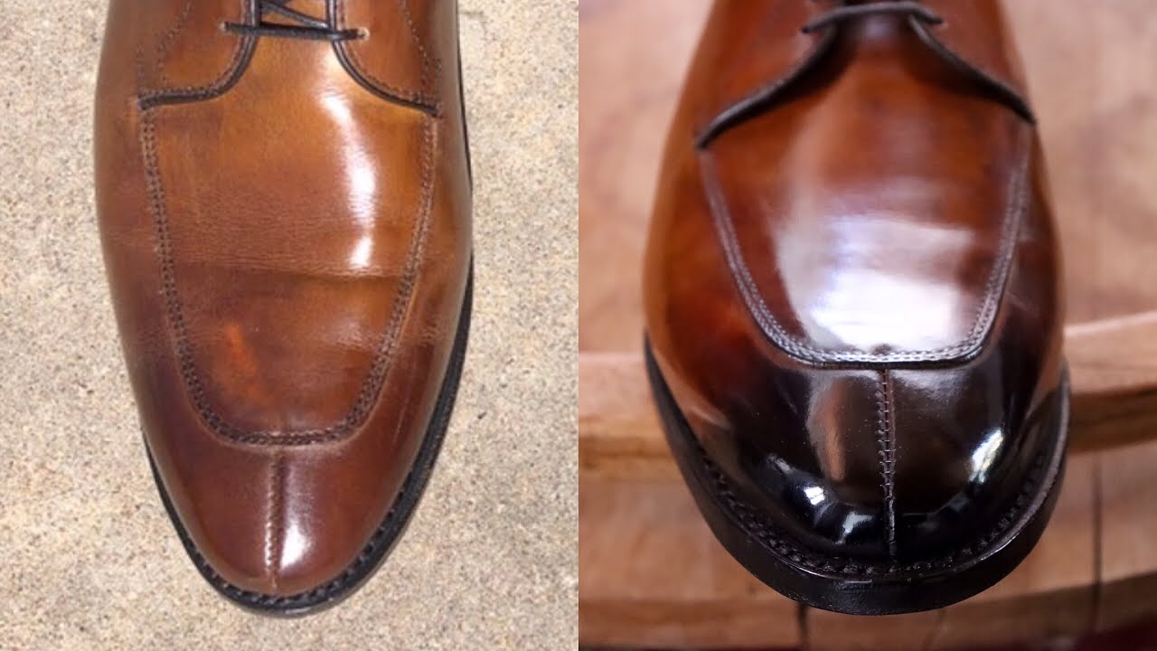 A SHINE AT THE PARK & A PATINA: ALLEN EDMONDS DELRAY SHINE TUTORIAL