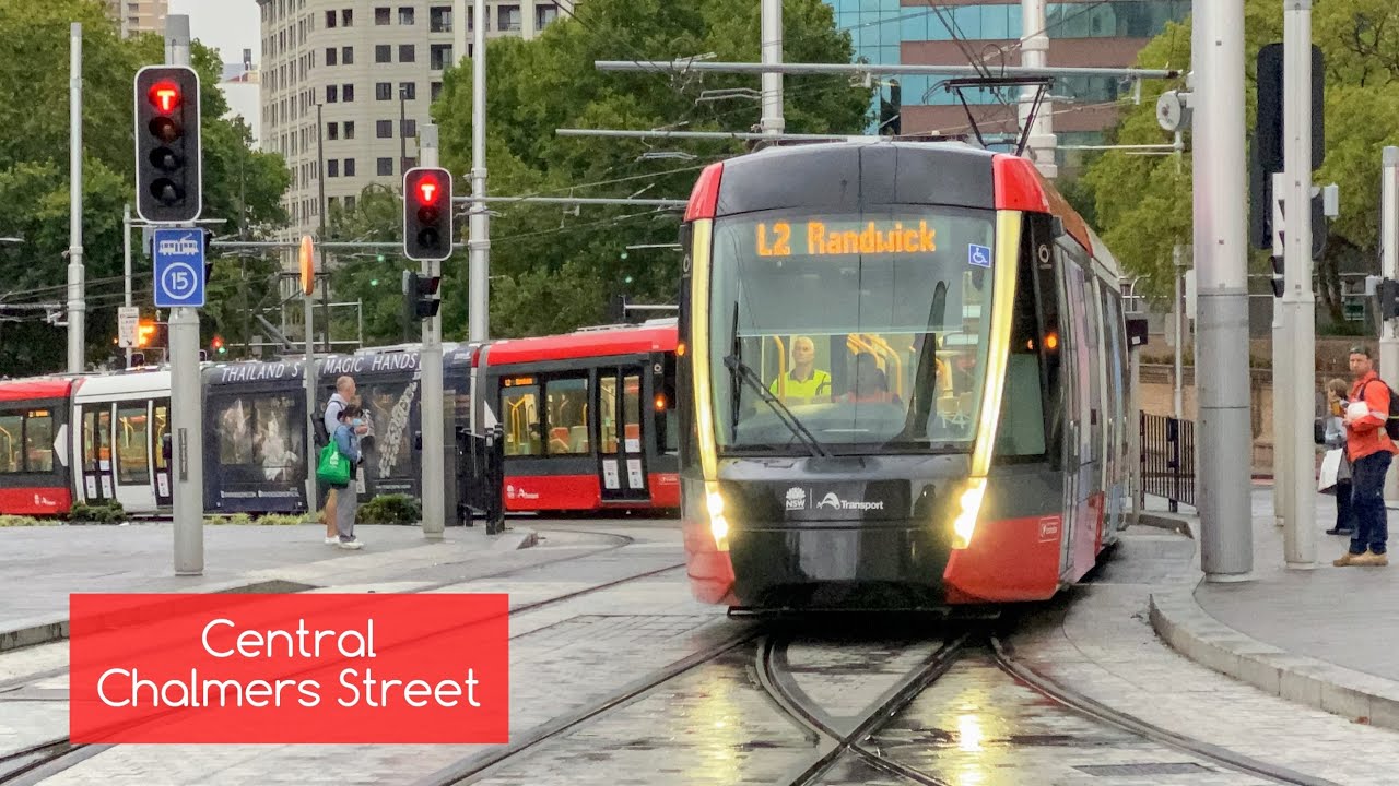 Sydney Light Rail Vlog 54: Central Chalmers Street Early Morning Trams