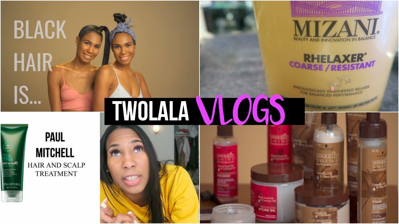 ERICA'S RELAXER UPDATE, WHAT IS BLACK HAIR, BIRTHDAY BRUNCH| VLOG