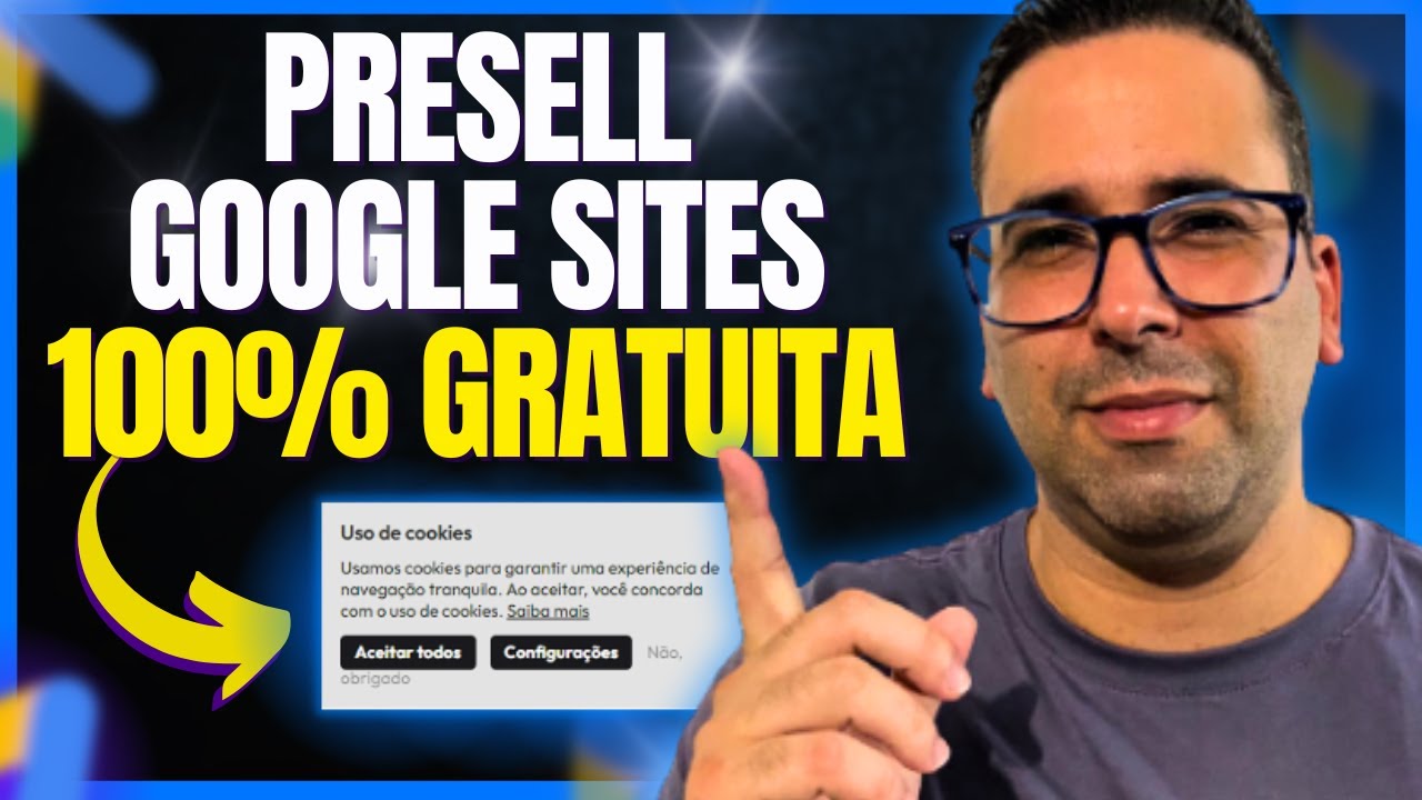 Como Criar Uma PRESELL DE COOKIES no Google Site - ATUALIZADO