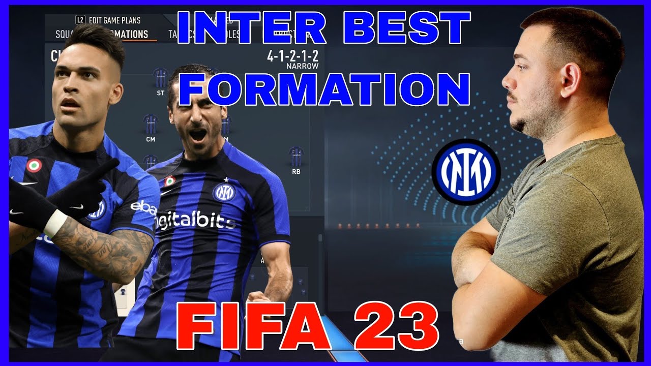 INTER - BEST FORMATION, CUSTOM TACTICS & PLAYER INSTRUCTIONS! FIFA 23