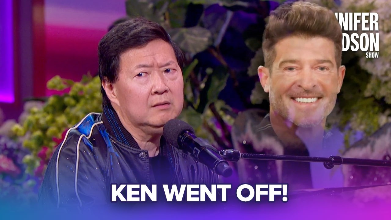 Ken Jeong Sings a Hilarious Piano Tribute to Joel McHale & Robin Thicke!