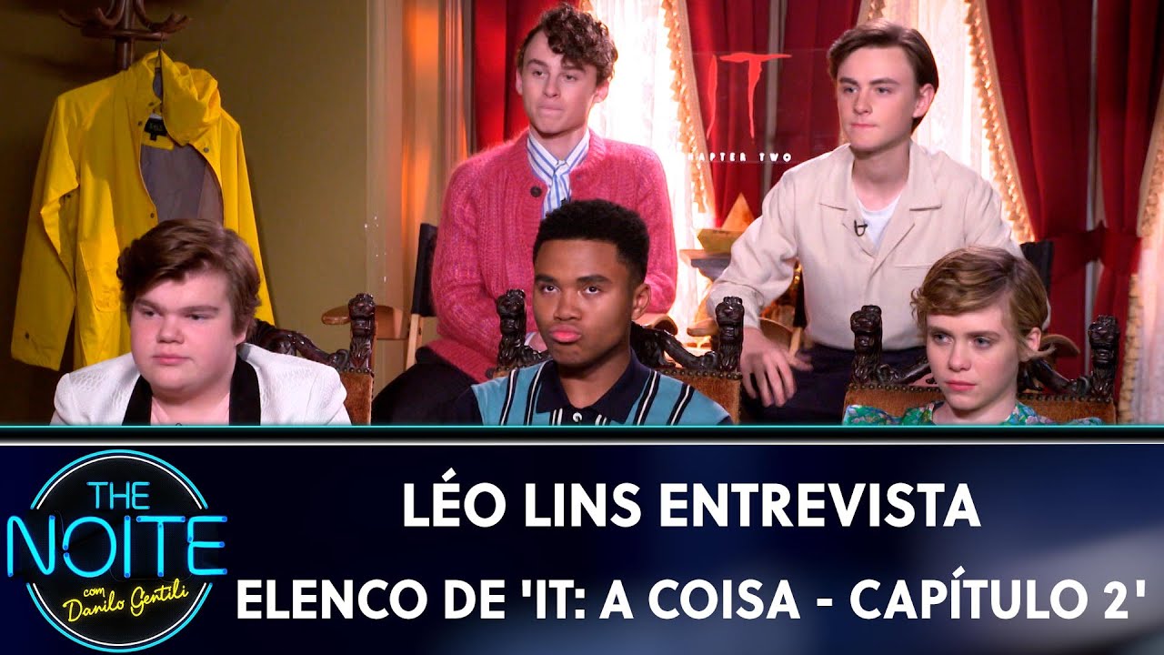 Léo Lins entrevista elenco do filme 'IT: A Coisa - Capítulo 2' | The Noite (03/09/19)