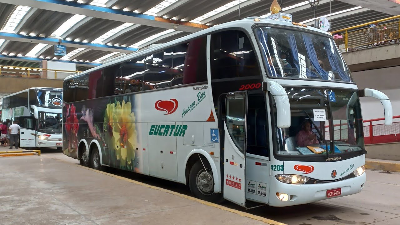RODOVIÁRIA DE CUIABÁ | MOVIMENTAÇÃO DE ÔNIBUS | G8 DA GÊNESIS, EUCATUR, NOVO HORIZONTE