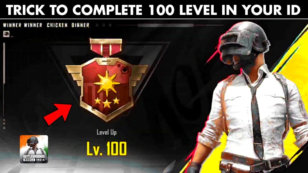 Trick To Complete 100 Level In Bgmi🔥| How To Complete Fastest Level 100 In Your Bgmi ID