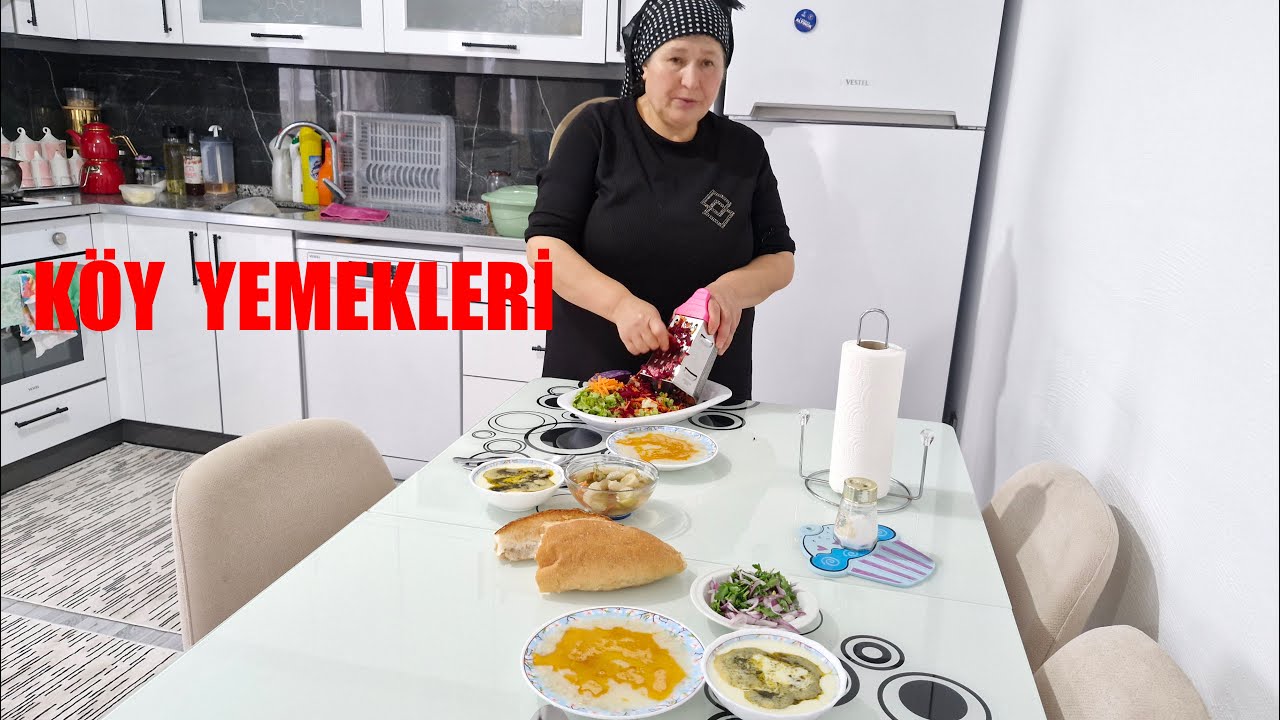 HATİCE HANIM DOĞAL KÖY YEMELERİ ÖĞLE MENÜMÜZDE NELER PİŞİRMİŞ