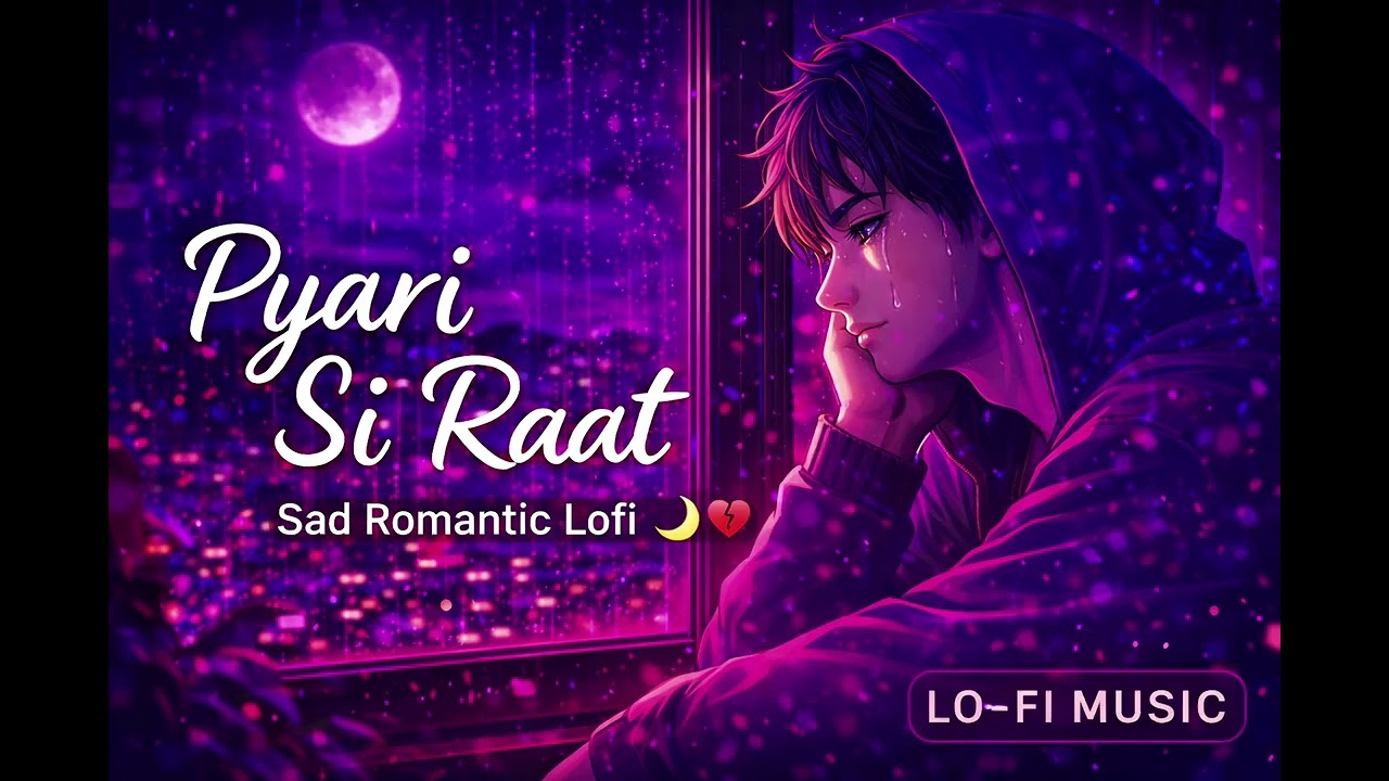Pyari Si Raat 🌙 | Sad Romantic Lofi | Heartbreak Vibes | Hindi Lofi Song