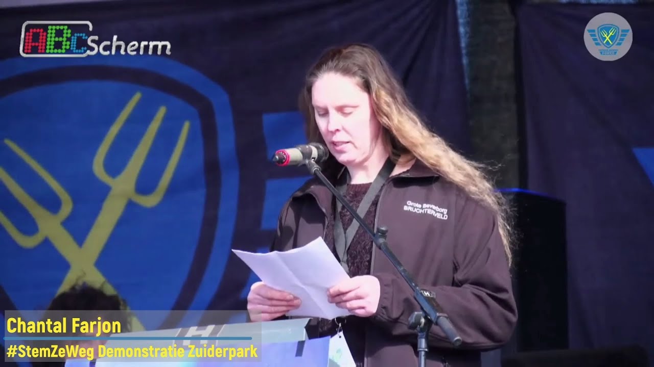 #StemZeWeg demo Zuiderpark: Chantal Farjon