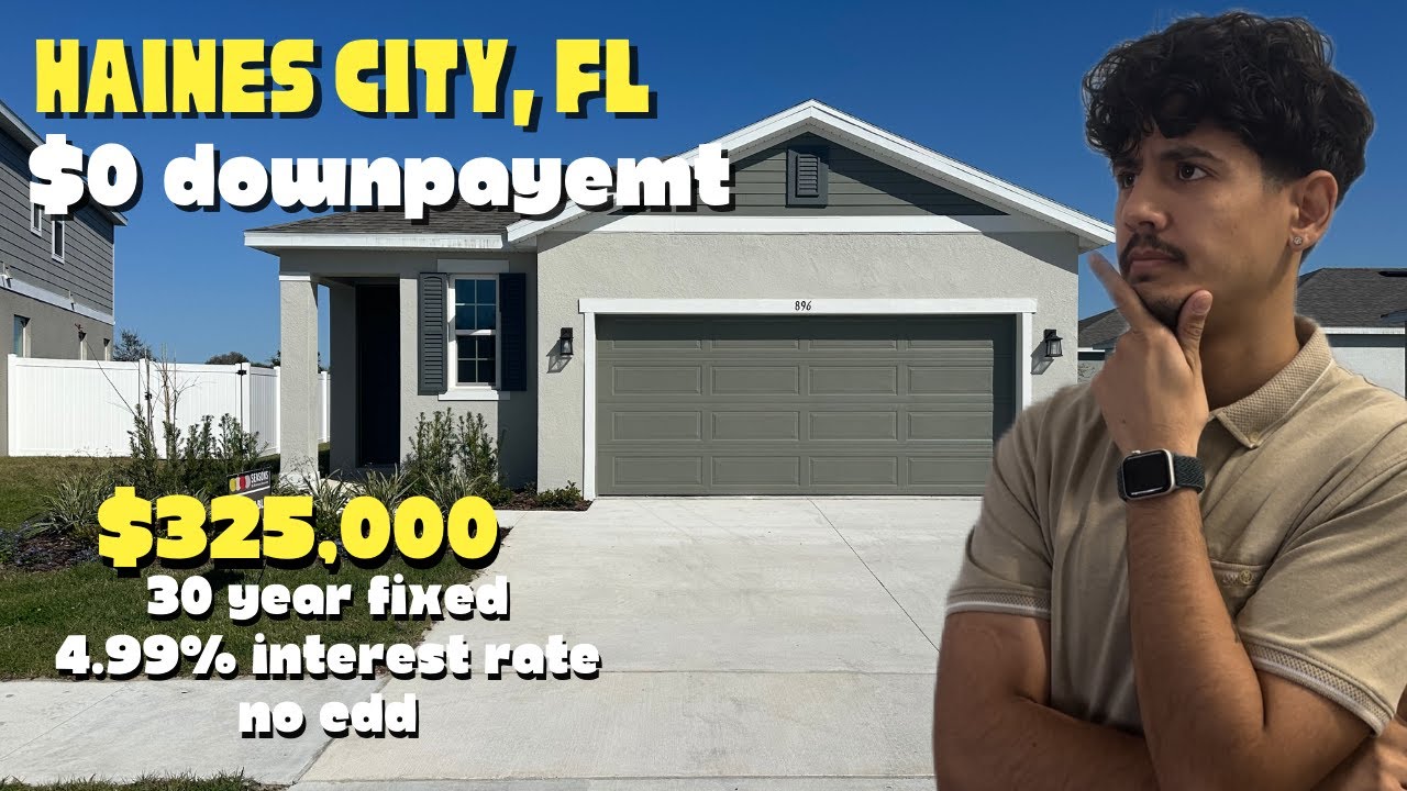 $0 DOWNPAYMENT! LOW-PRICED NEW CONSTRUCTION HOMES IN FLORIDA | NO CDD | 4.99 INTEREST RATE |