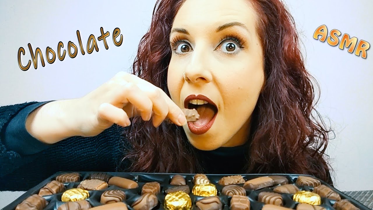 ASMR Dessert: Assorted Chocolate Pralines | Full Face | Whispering