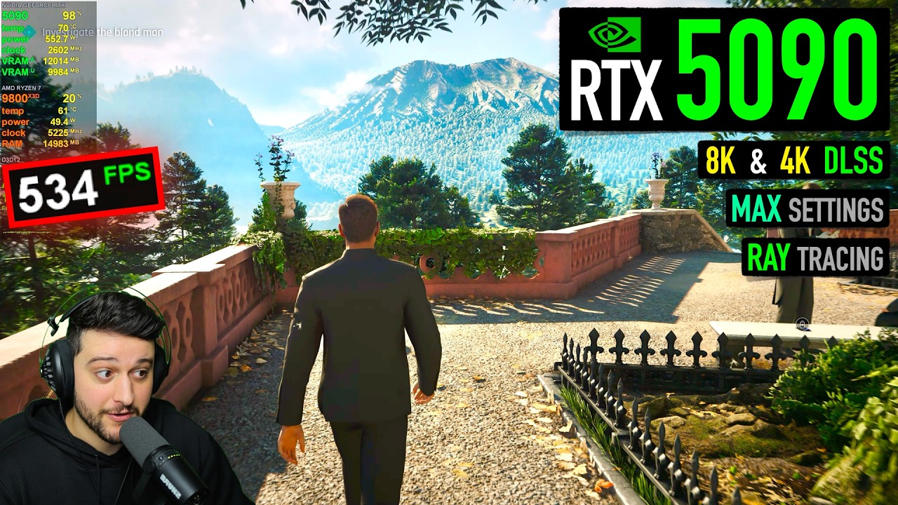 RTX 5090 &mdash; 007 First Light &mdash; Геймплей на максимальных настройках в 4K и 8K!