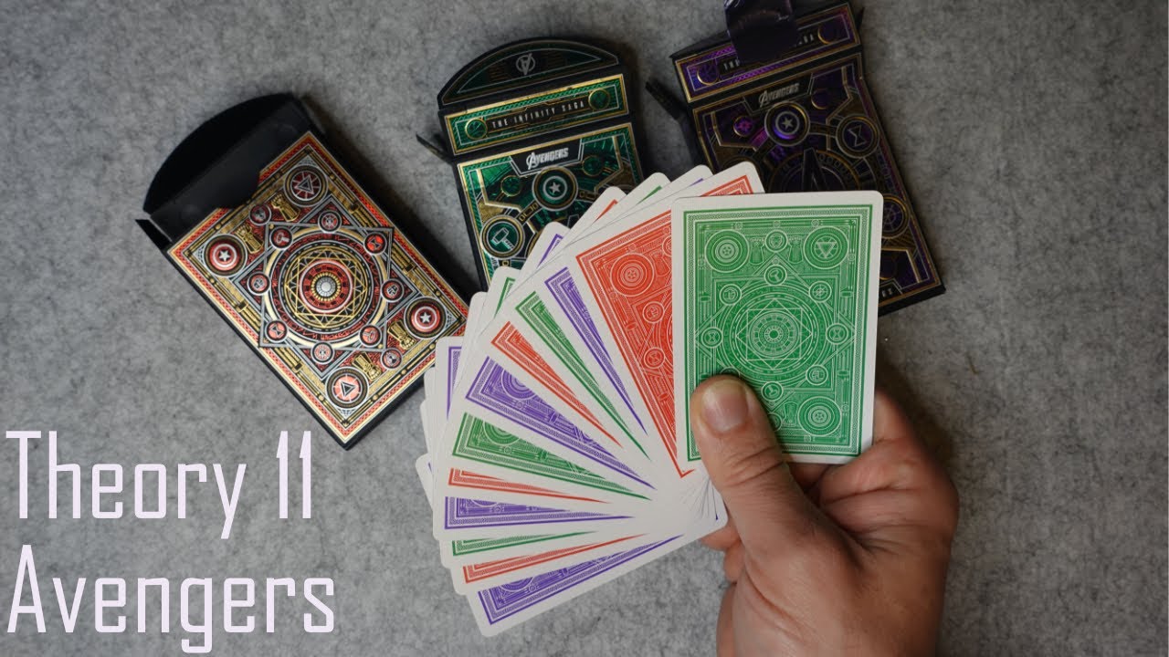 Theory 11 Avengers Playing Cards, Green Edition!