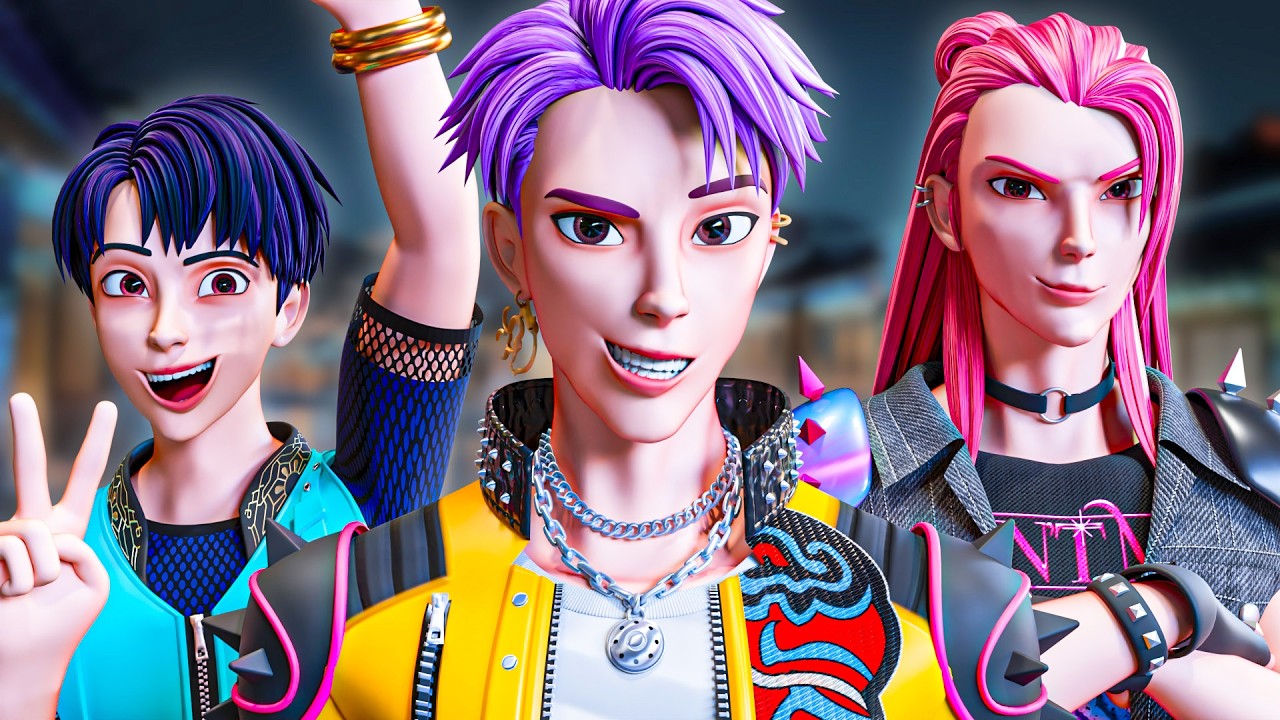 RUMI, MIRA & ZOEY ma sono MASCHI! KPop Demon Hunters Animazione