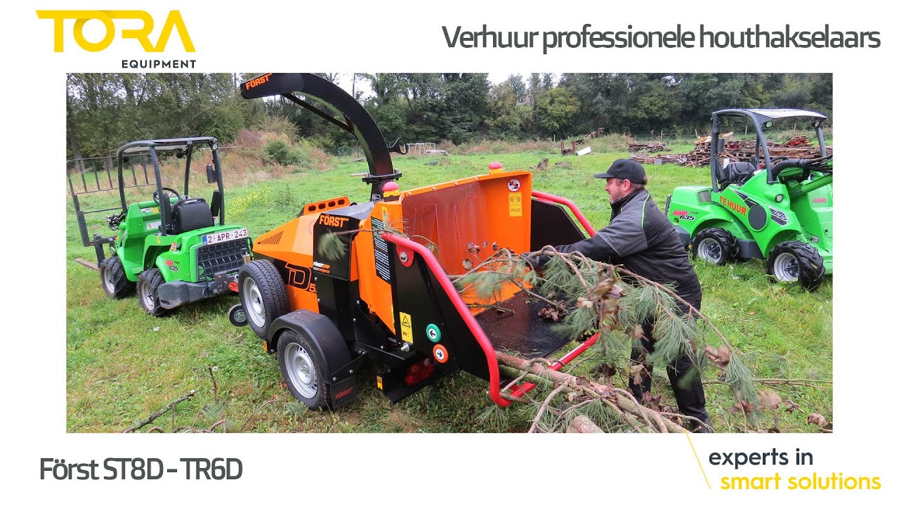Verhuur professionele houthakselaars TORA