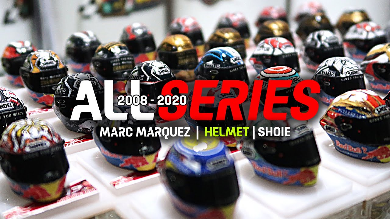 ALL HELMET MARC MARQUEZ (#MOTOGP) @marcmarquez93  #MARCMARQUEZ #MARQUEZ93 #MM​