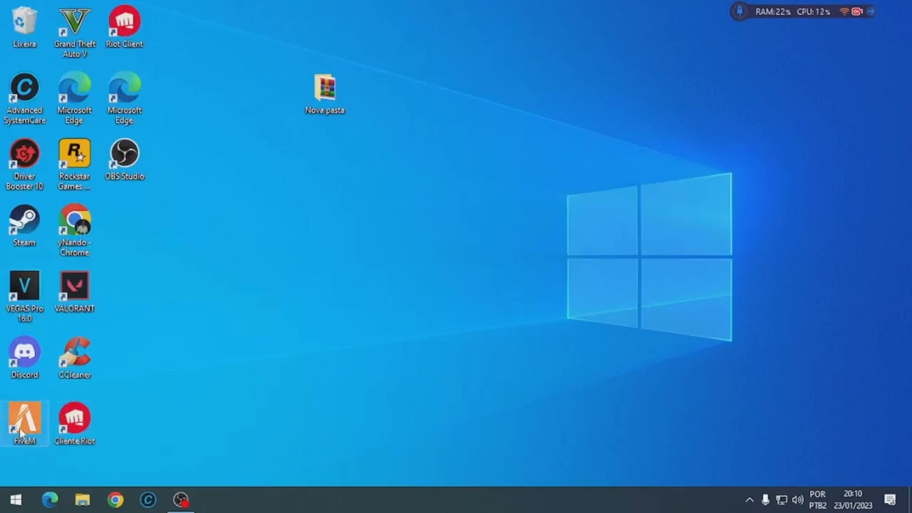 COMO TIRAR LAG E GANHAR FPS, GTA RP, FIVEM #yNandoPLAY