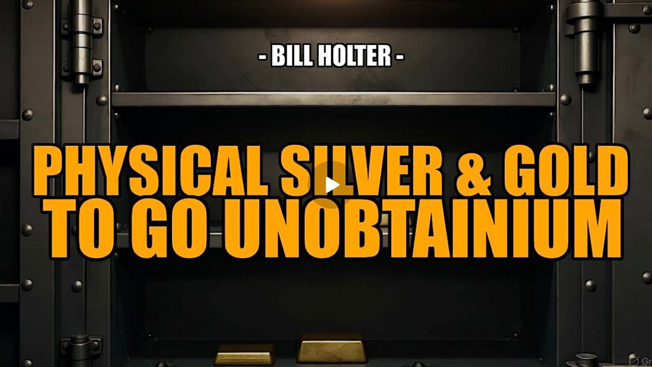 SGT Report UPDATES | PHYSICAL GOLD & SILVER TO GO UNOBTANIUM -- Bill Holter