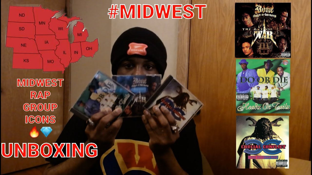 Unboxing Midwest Rap Group Icons 90s albums 🔥💎 (Bone Thugs n Harmony, Do or Die & Crucial Conflict)