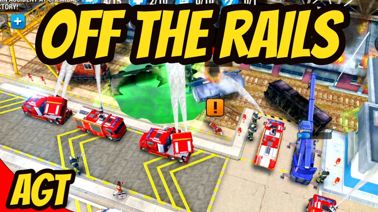Emergency HQ — Игровой процесс для Android 195 — Крушение поезда на химическом заводе