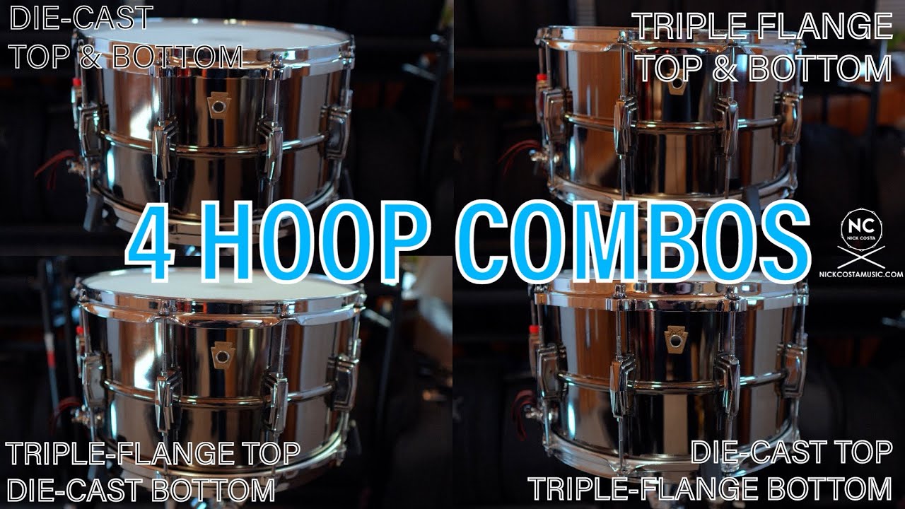 Mixing Die Cast & Triple Flanged Hoops...What Happens to Snare Tone?