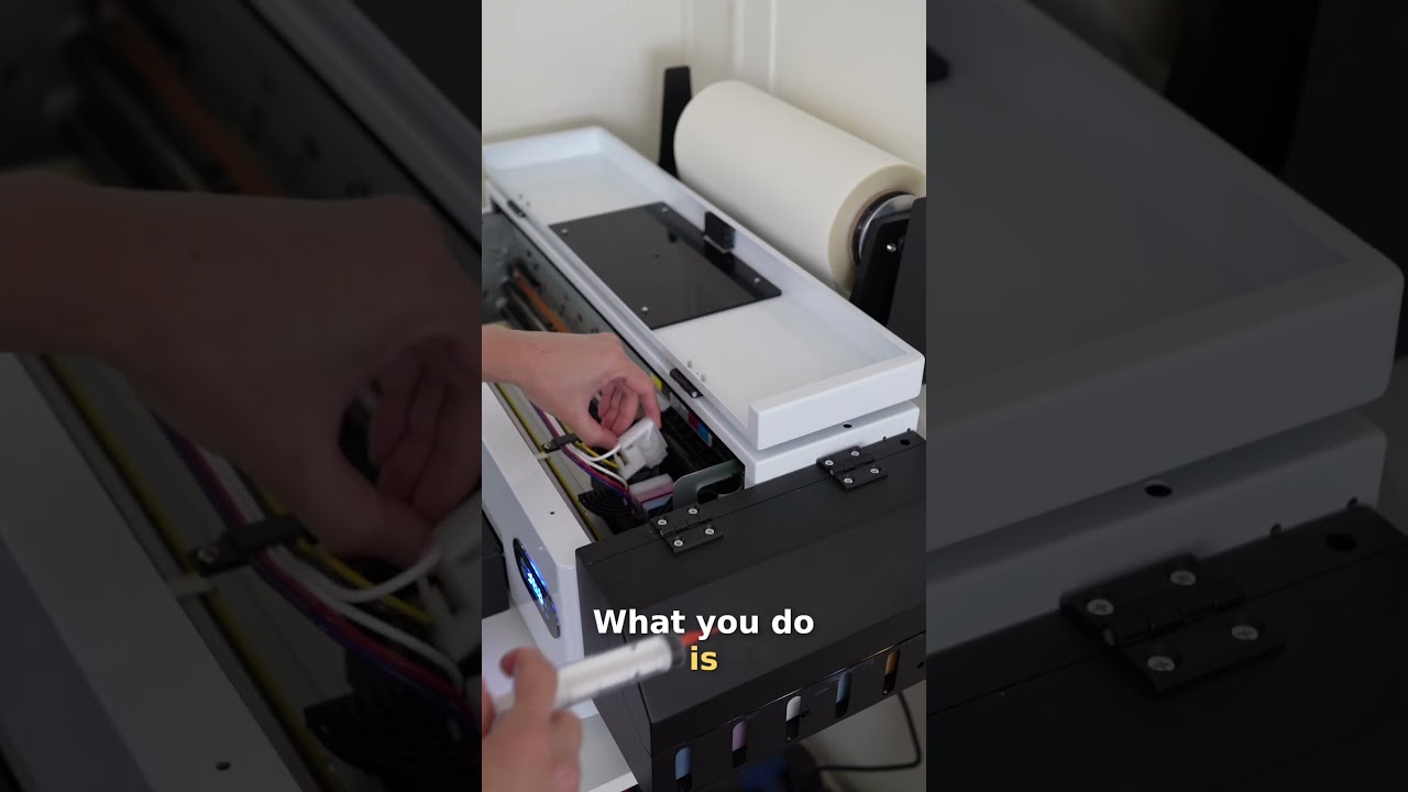 DTF Printer White Ink Clogged? Never Flush! Try This First