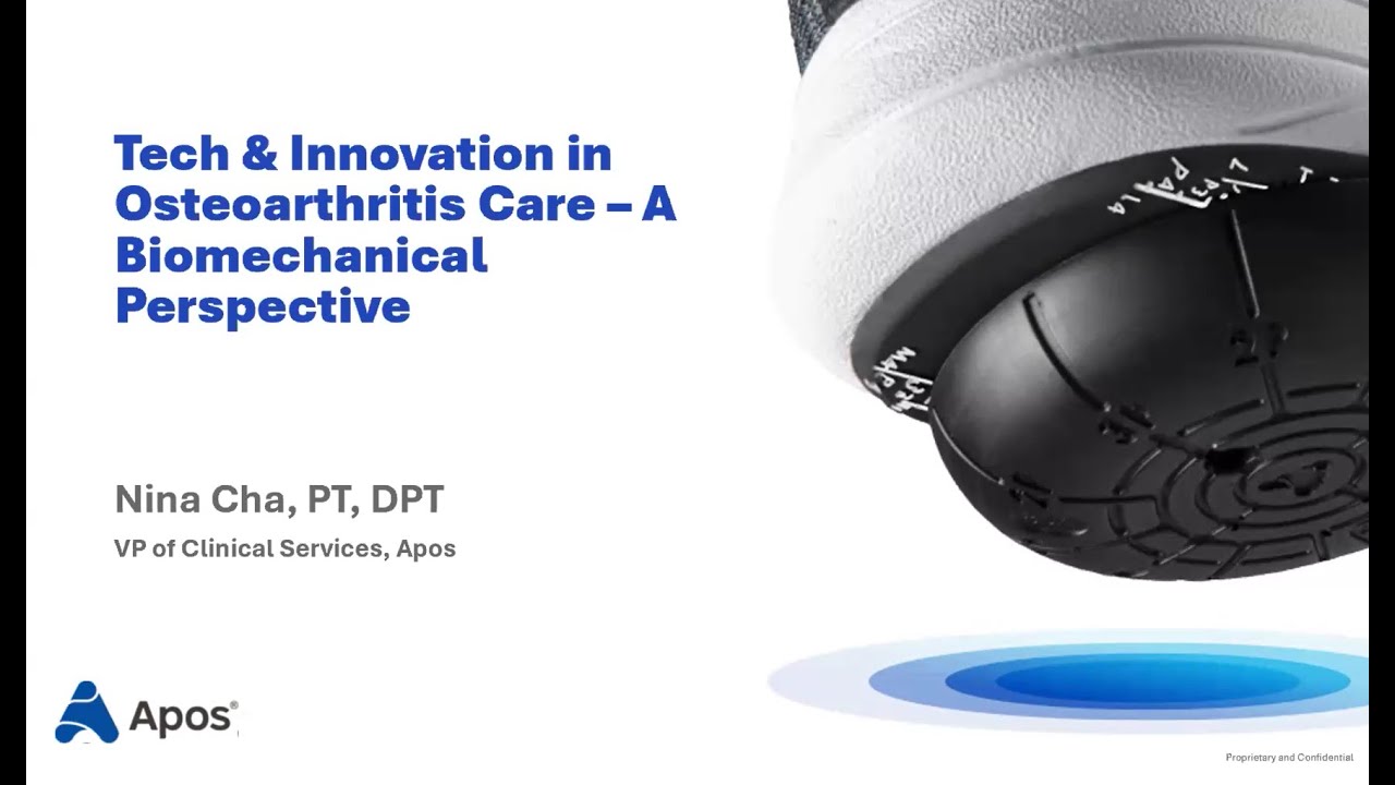 Tech & Innovation in Osteoarthritis Care &ndash; A Biomechanical Perspective
