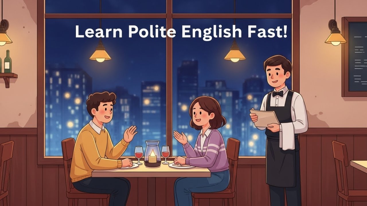 A Table for Two: Learn Polite English Through a Heartwarming Story