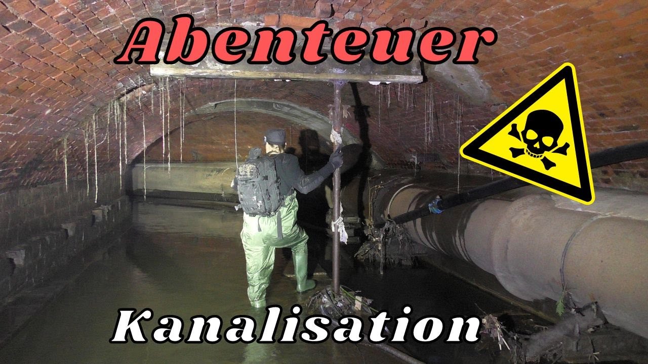 GEISTESKRANKE Expedition in die Kanalisation - nass, kalt und dunkel! | ThommyPicardillio