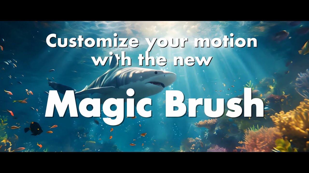 Introducing Magic Brush! 🪄✨ Brush the area, mark the direction, and watch your image come to life!