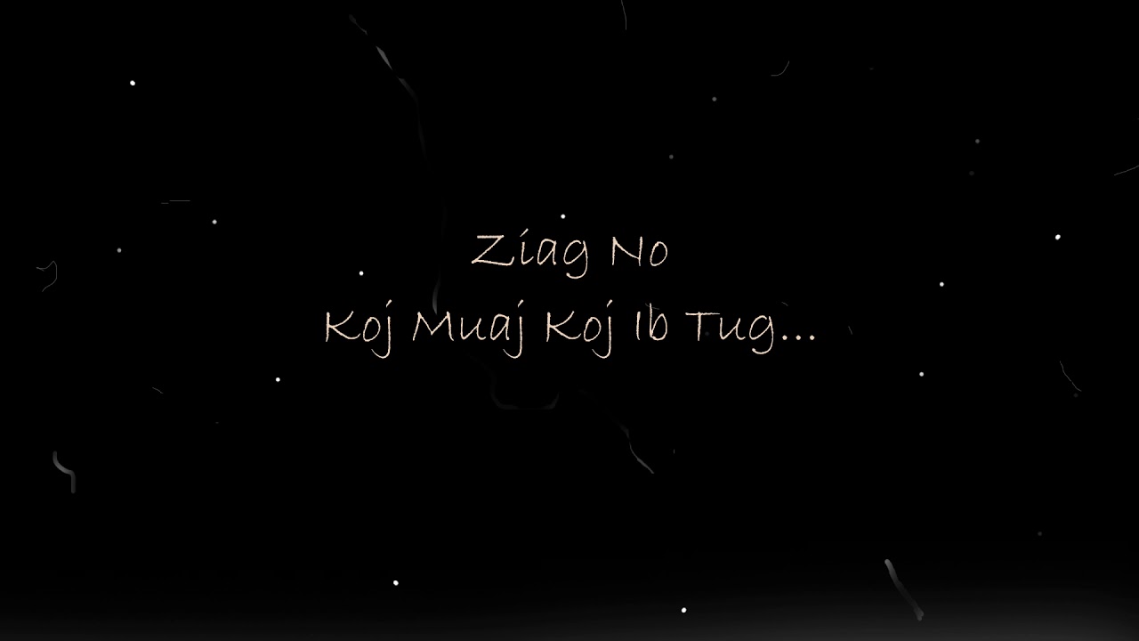 TSIS TXHOB - TUPAO XIONG (INSTRUMENTAL AUDIO/LYRICS)
