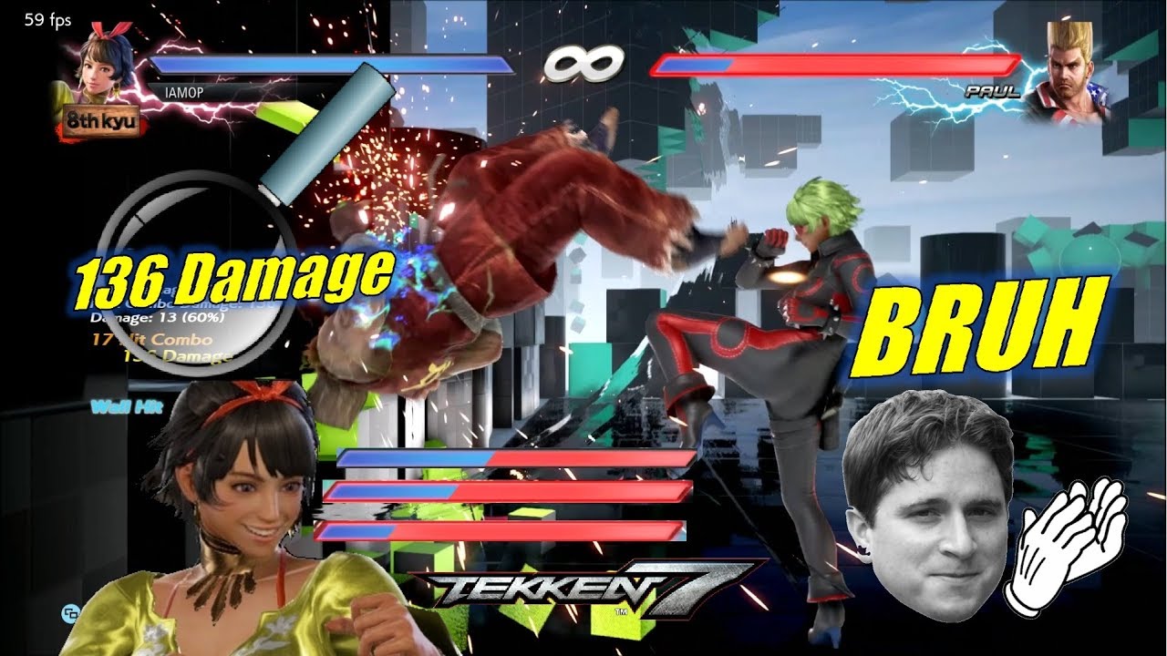 Josie S3 6 Hit Insane Wall Combo | Tekken 7