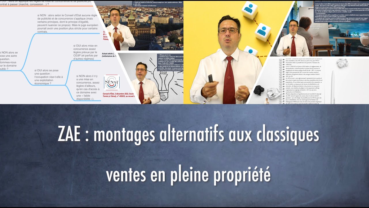 ZAE : montages alternatifs aux classiques ventes en pleine propriété [VIDEO]