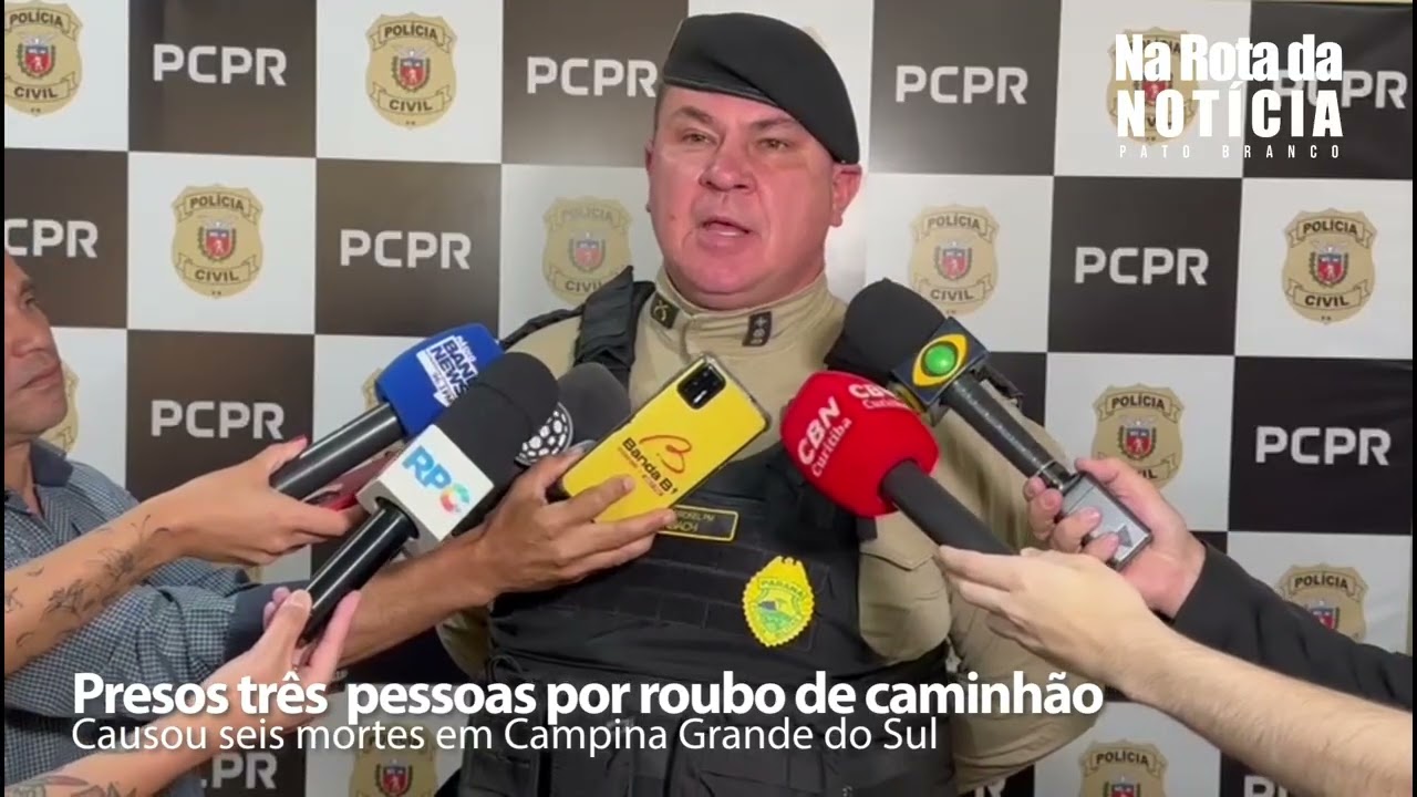 RESOLUÇÃO DO ASSALTO A CAMINHÃO EM CAMPINA GRANDE DO SUL - NRDNPB