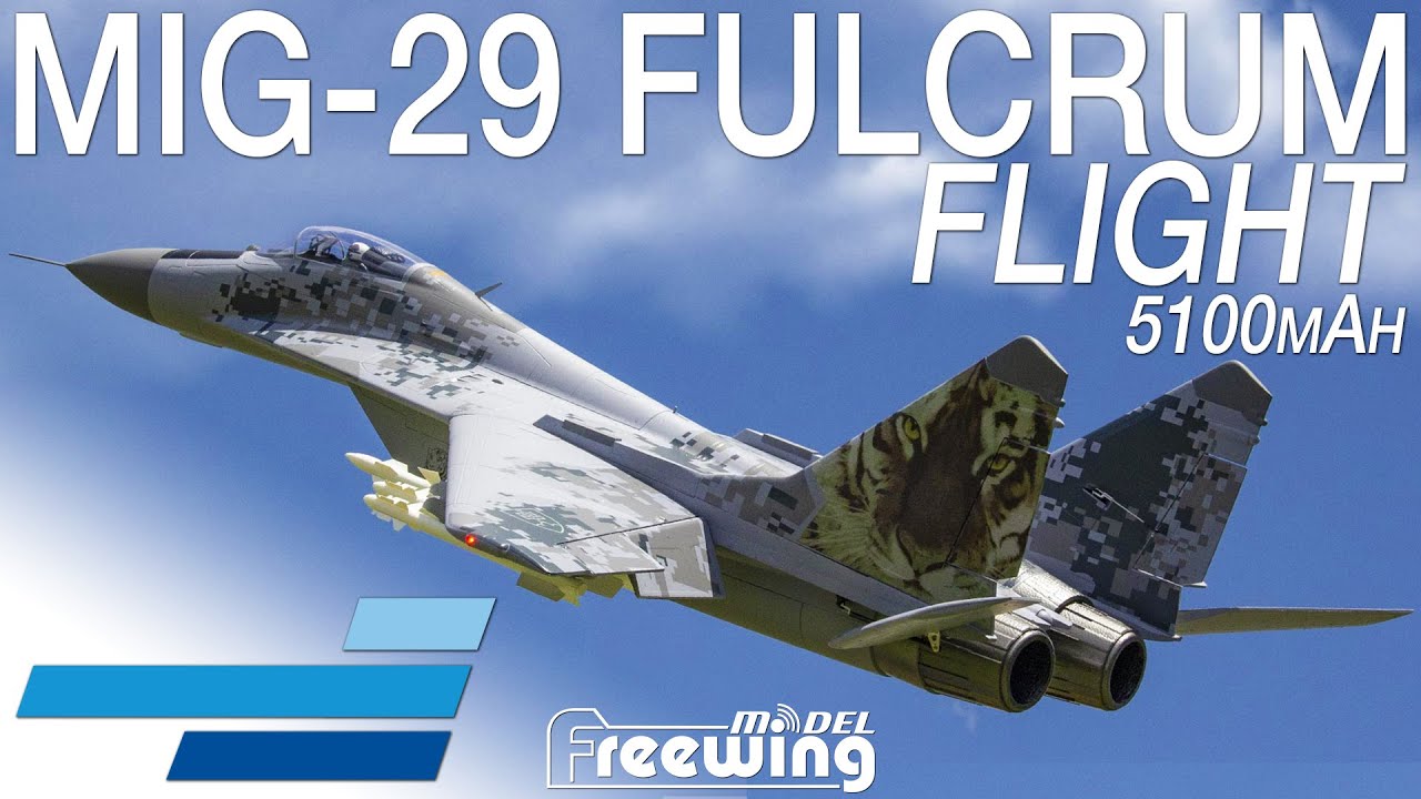 Самолет Freewing MiG-29 Fulcrum Twin 80 мм EDF Jet Flight на аккумуляторах Admiral Carbon LiPo ем...
