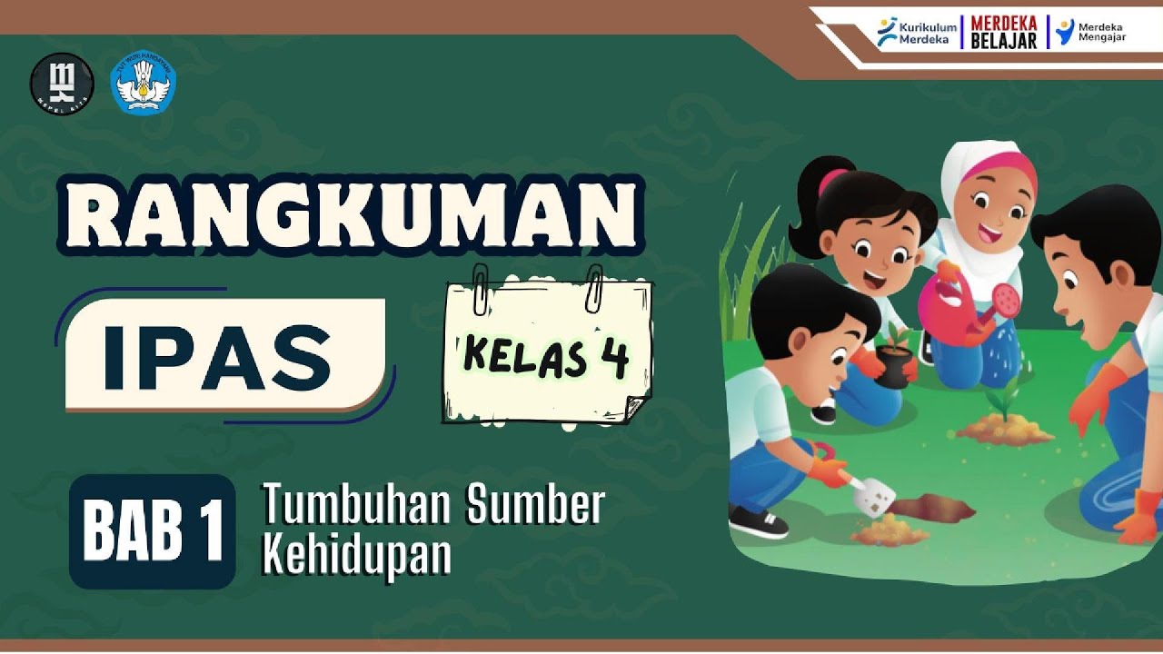 Materi IPAS Kelas 4 – Bab 1 Tumbuhan Sumber Kehidupan | RANGKUMAN | MapelKita