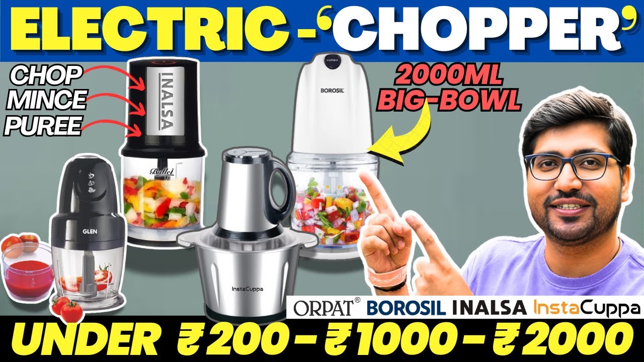 [TOP 3]🔥Best Vegetable Chopper In India 2026🔥Best Electric Chopper Under ₹500 - ₹1500
