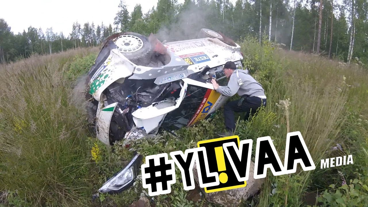 NESTE RALLY FINLAND 2017 | 15 CRASHES | SPECTATOR HEAD CAM
