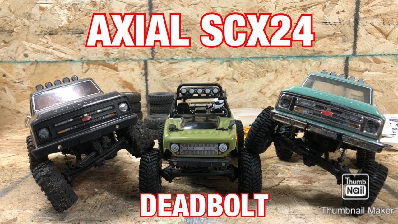 AXIAL SCX24 DEADBOLT!! First look and comparison to C10!!