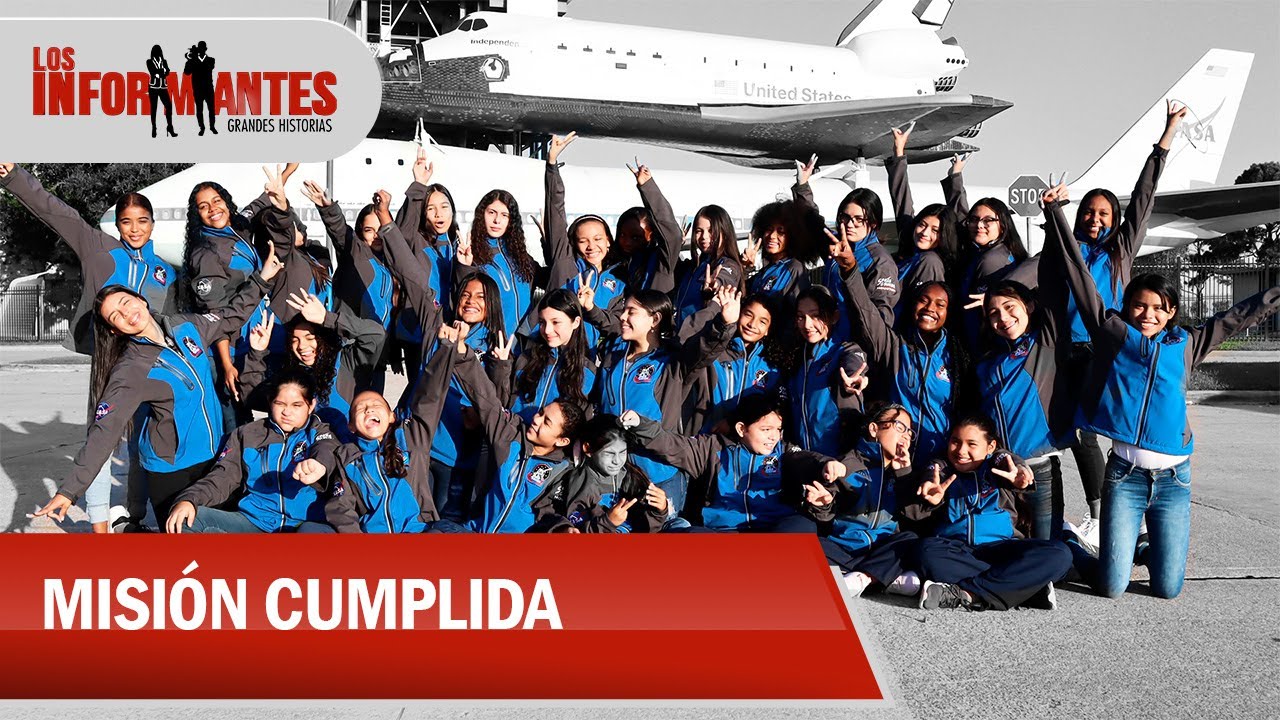 ¡Misión cumplida! 31 niñas colombianas cumplieron el sueño de llegar a la NASA - Los Informantes