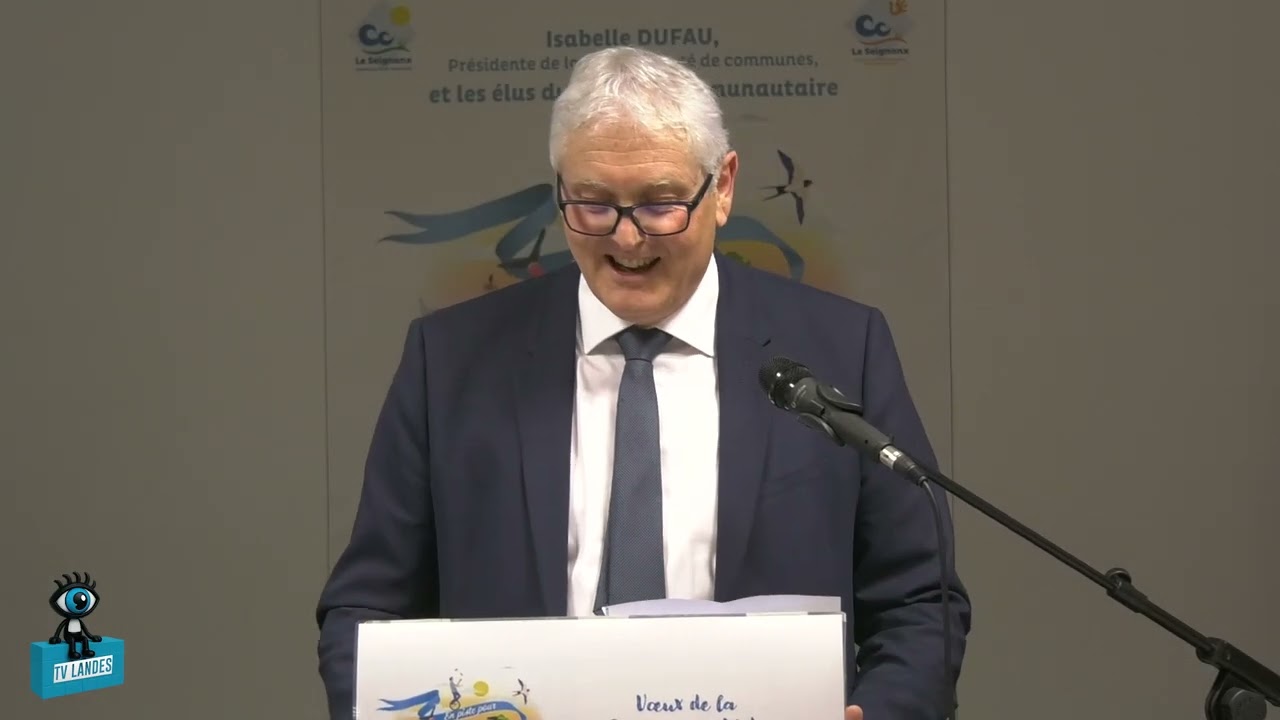Les vœux de Laurent CLAUDE, Directeur général des services de la Communauté de communes du Seignanx