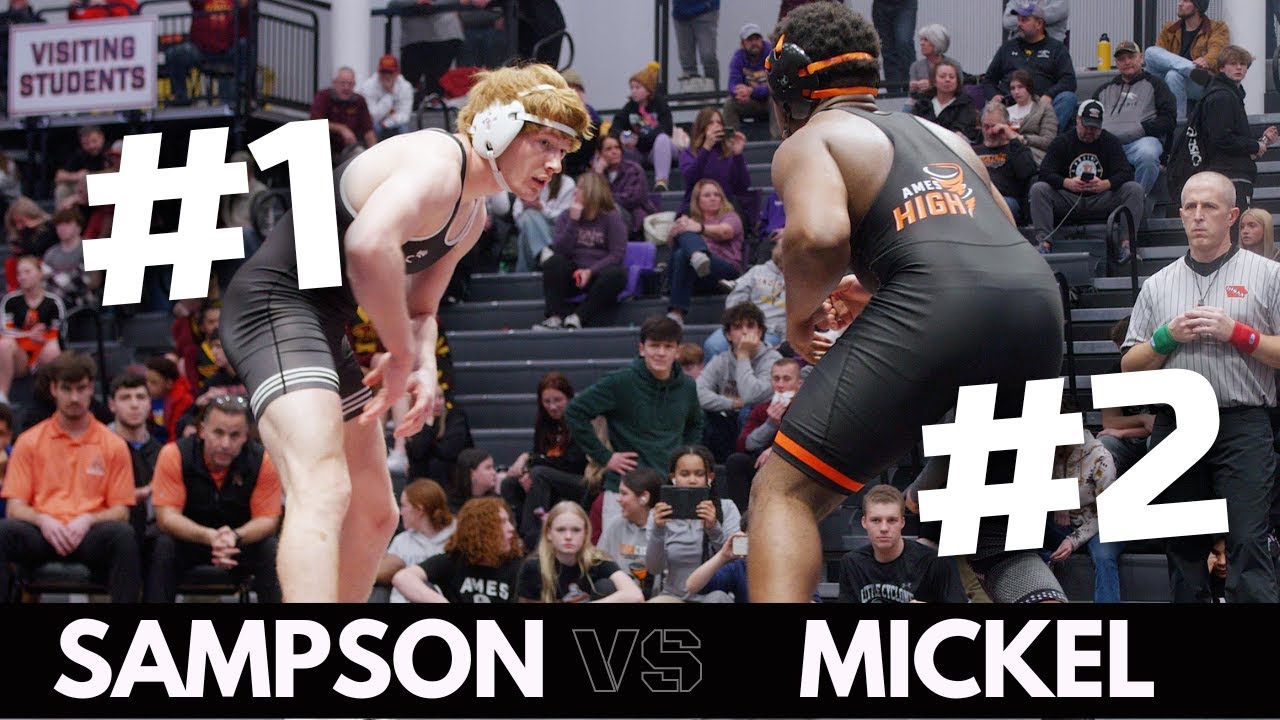 Mendenhall 190lb Final - #1 Brody Sampson vs #2 Danarii Mickel