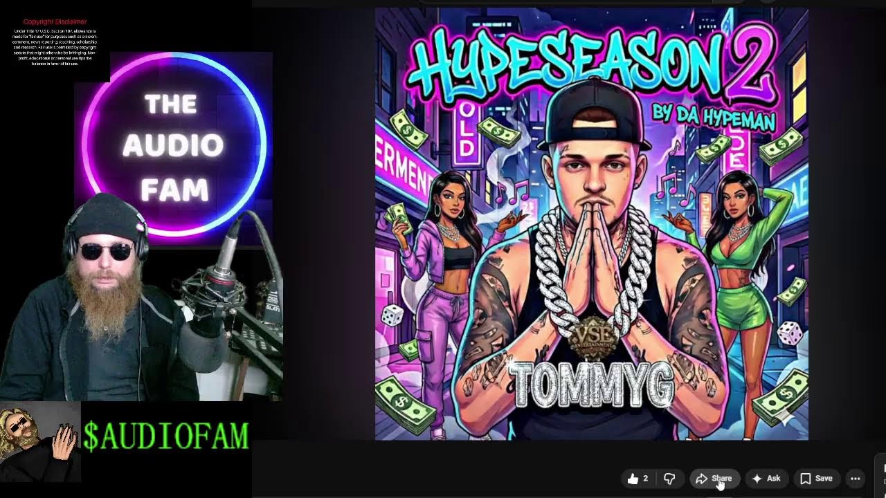 HYPESEASON ALBUM RELEASE  TOMMYG @THEAUDIOFAM @SOVEREIGN_NATURE