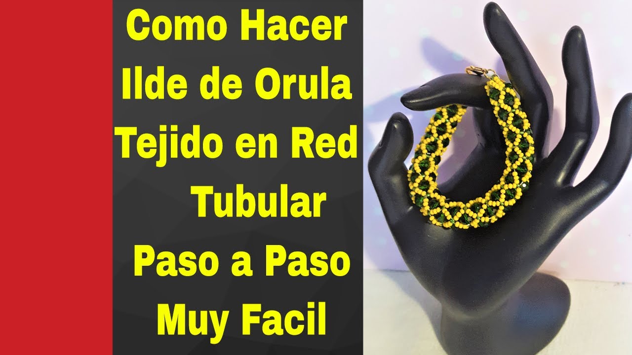 Como Hacer Ilde de Orula Tejido en Red Tubular Paso a Paso y Muy Facil